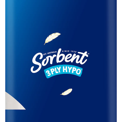 Sorbent Hypo-allergenic 3 Ply Toilet Paper 20 Pack