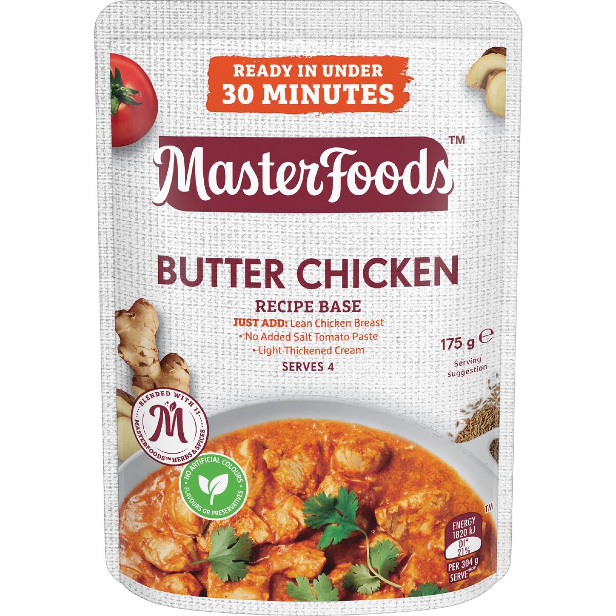 Masterfoods Butter Chicken Recipe Base 175g
