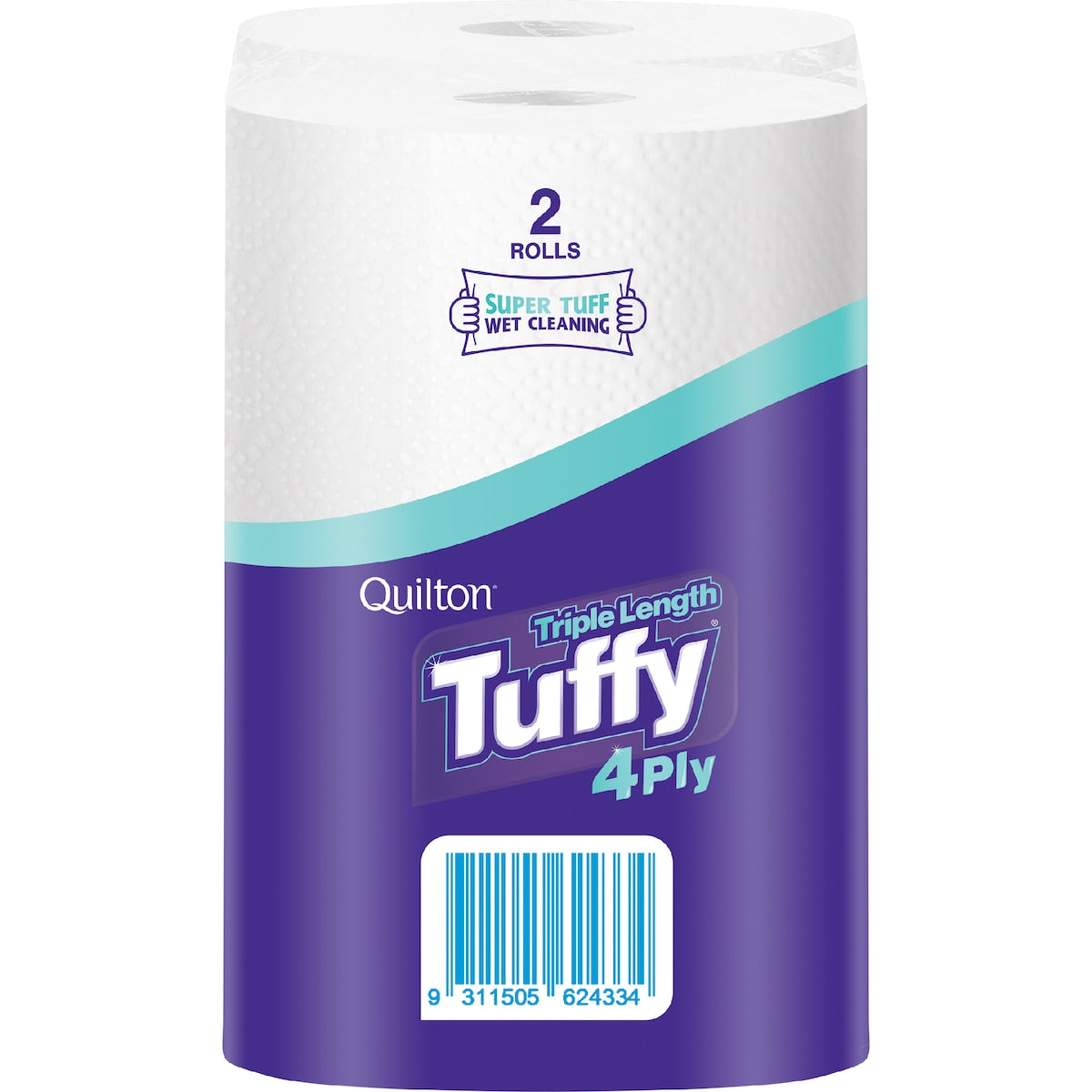 Quilton Tuffy Triple Length Paper Towel 2 X 180 Pack