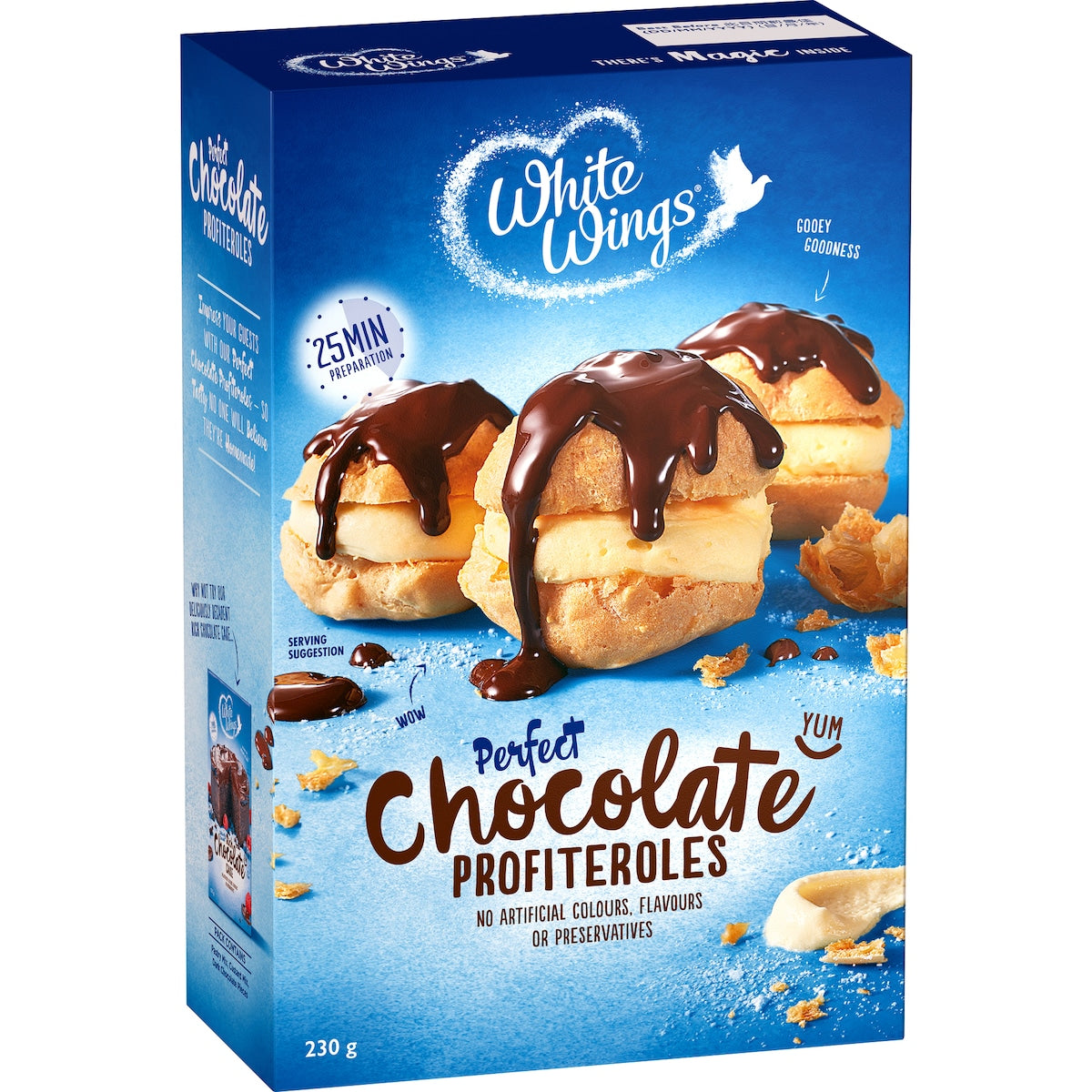White Wings Dessert Mix Chocolate Profiteroles 230g