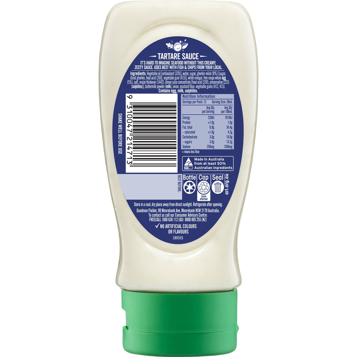 Praise Tartare Sauce 250mL