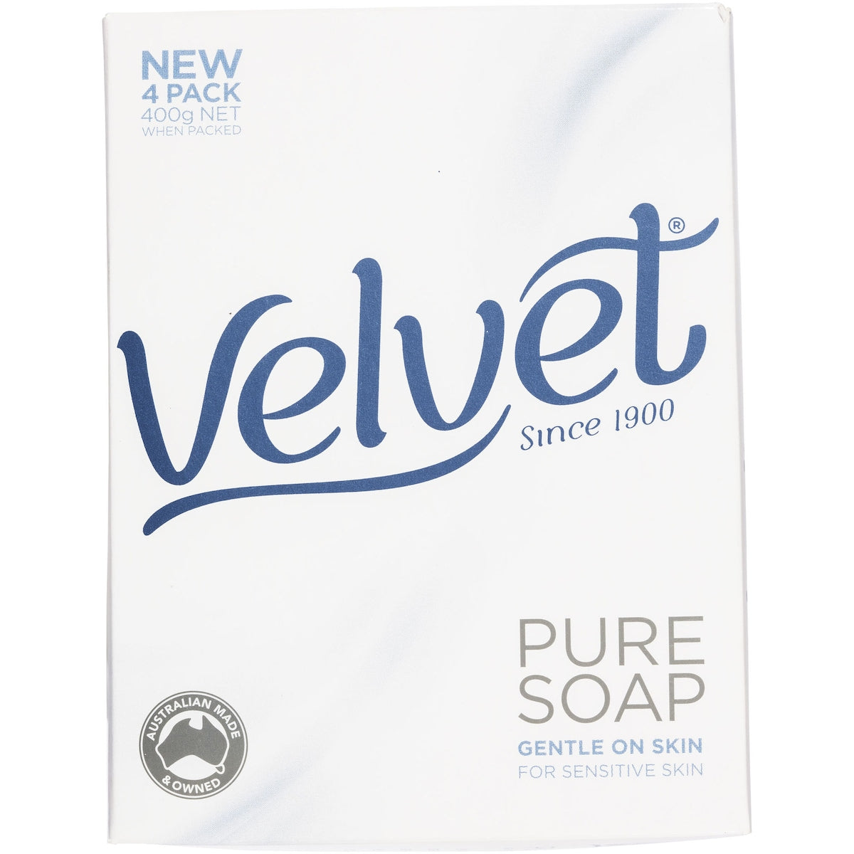 Velvet Pure Bar Soap Pure 4 Pack