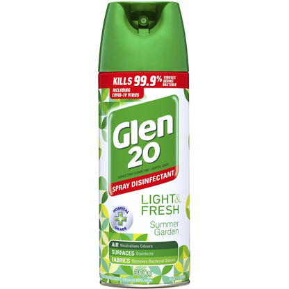 Glen 20 Light & Fresh Summer Garden Disinfectant Spray 300g