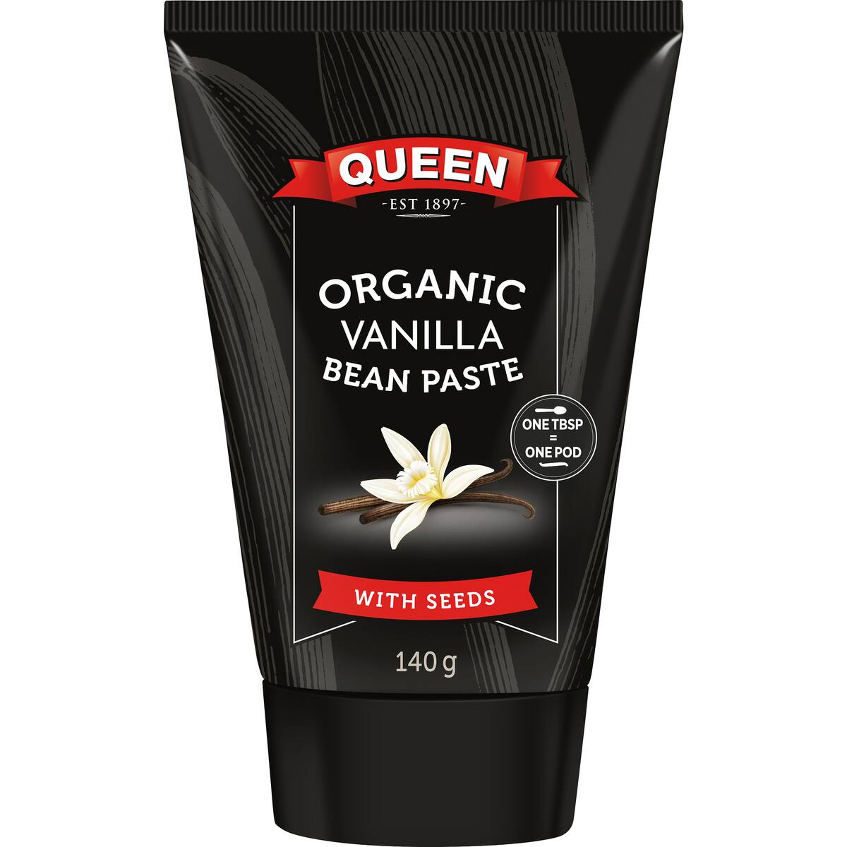 Queen Organic Vanilla Bean Paste 140g