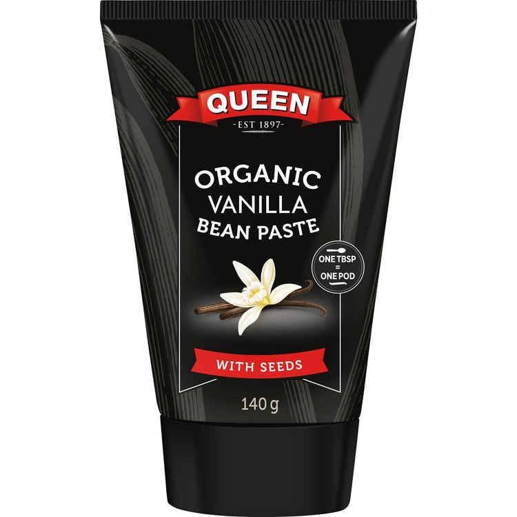 Queen Organic Vanilla Bean Paste 140g