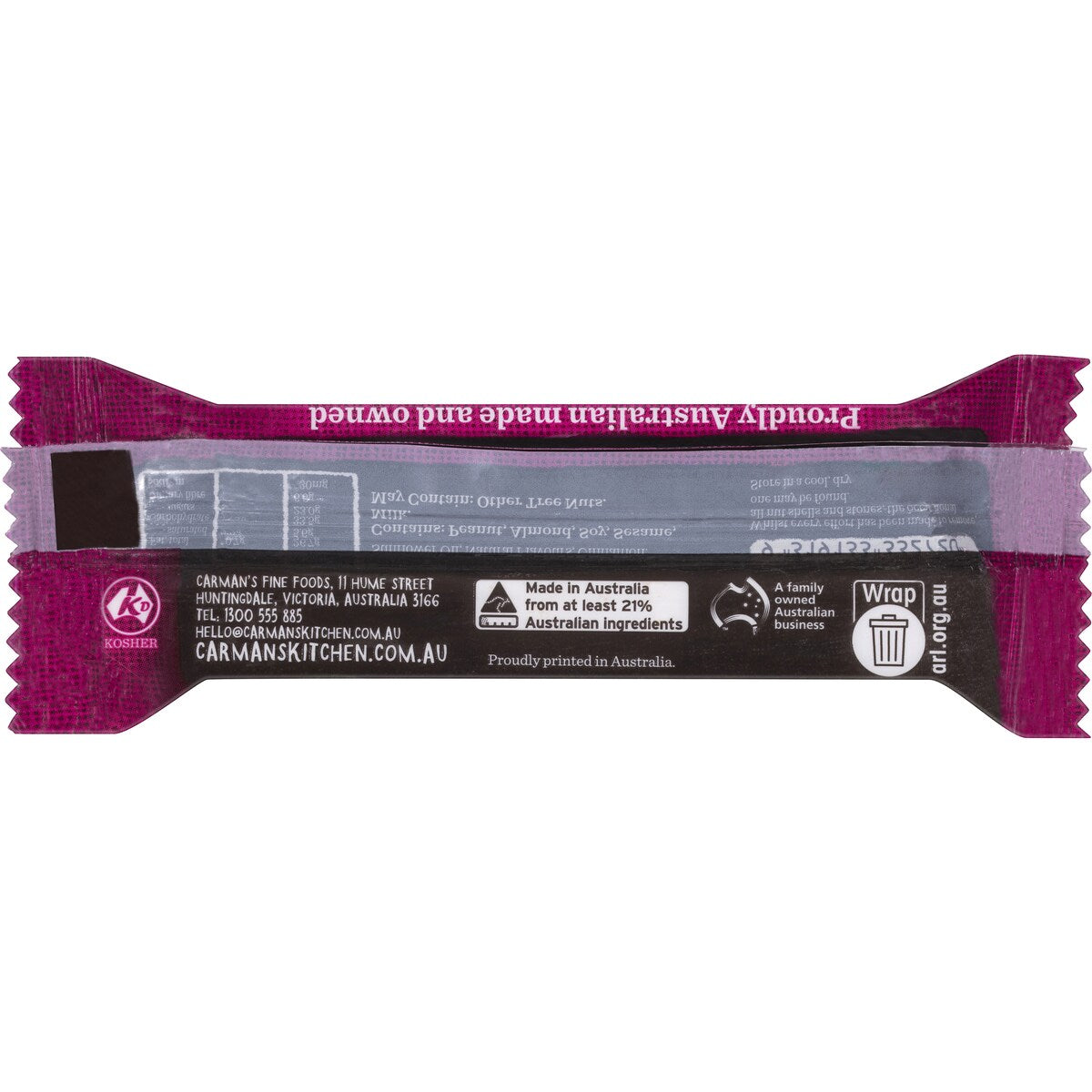 Carmans Protein Bars Dark Choc & Cranberry 5 pack