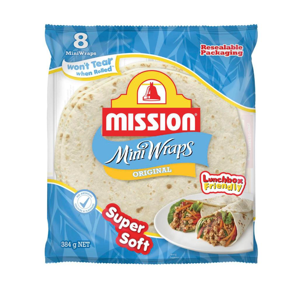 Mission Original Mini Wraps 8 Pack - 384g