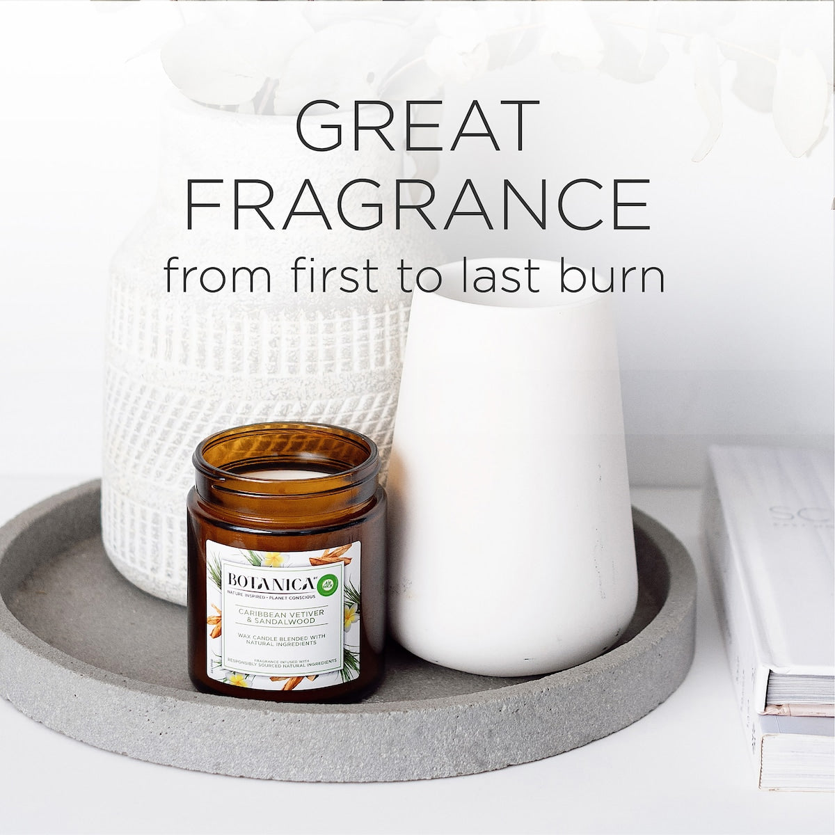 Botanica Caribbean Vetiver & Sandalwood Candle 205g