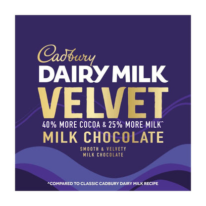 Cadbury Dairy Milk Velvet Block Chocolate - 150g
