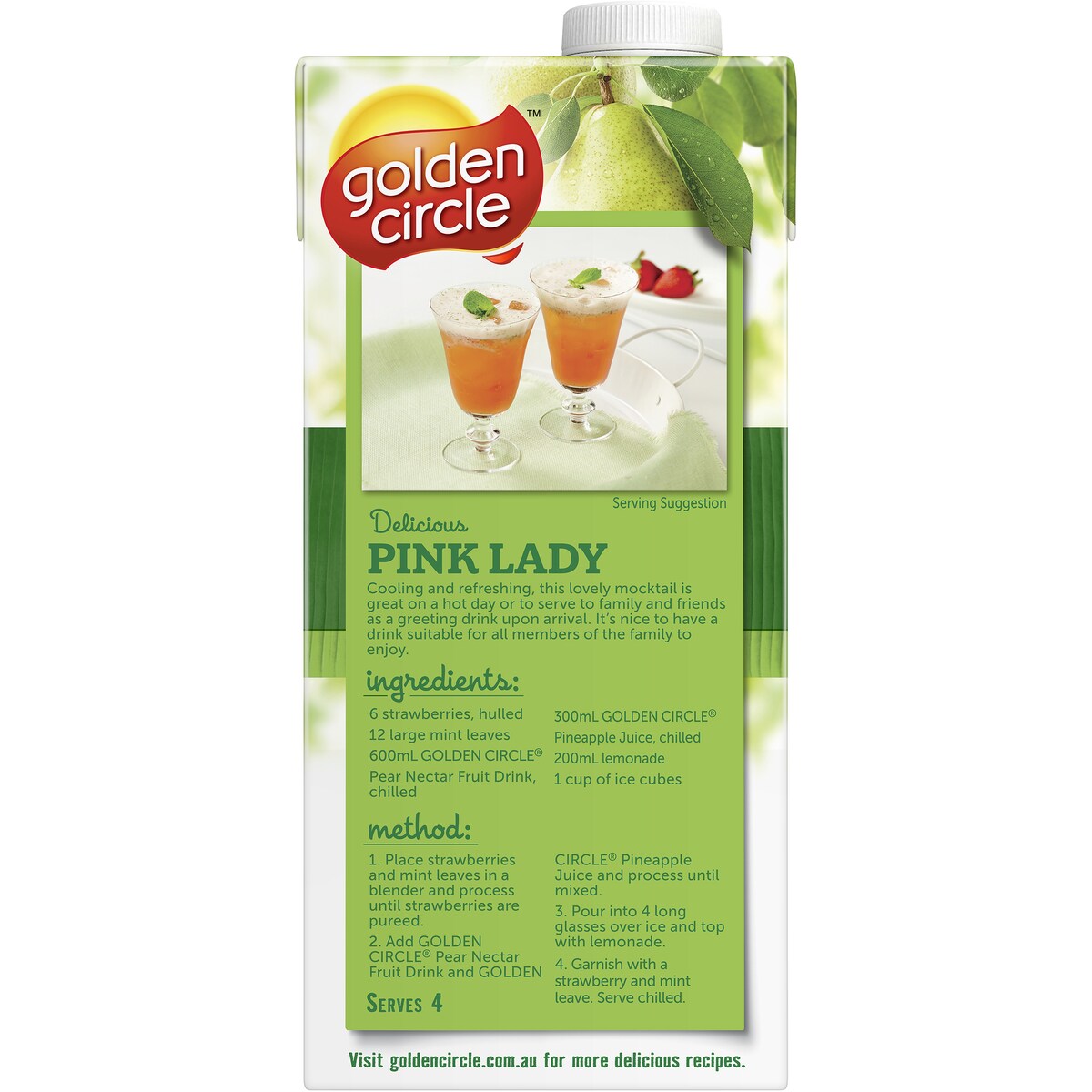 Golden Circle Fruit Drinks Pear Nectar 1L