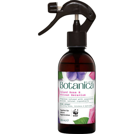 Botanica Island Rose & African Geranium Air Freshener Room Spray 236ml