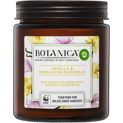 Air Wick Botanica Vanilla & Himalayan Magnolia Candle 205g