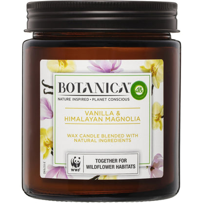 Botanica Vanilla & Himalayan Magnolia Candle 205g
