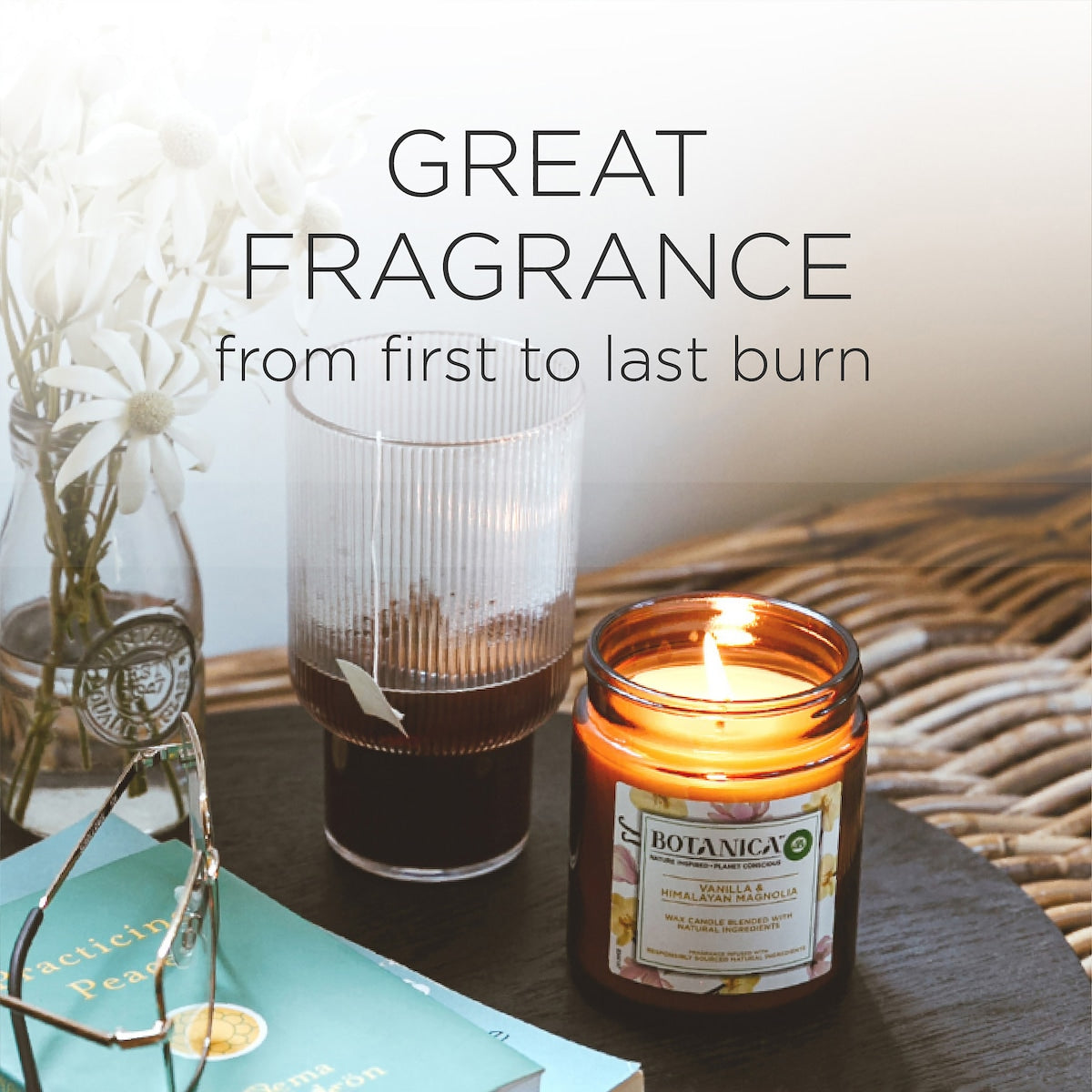 Botanica Vanilla & Himalayan Magnolia Candle 205g