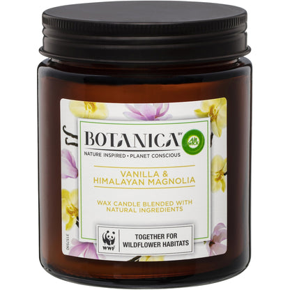Botanica Vanilla & Himalayan Magnolia Candle 205g