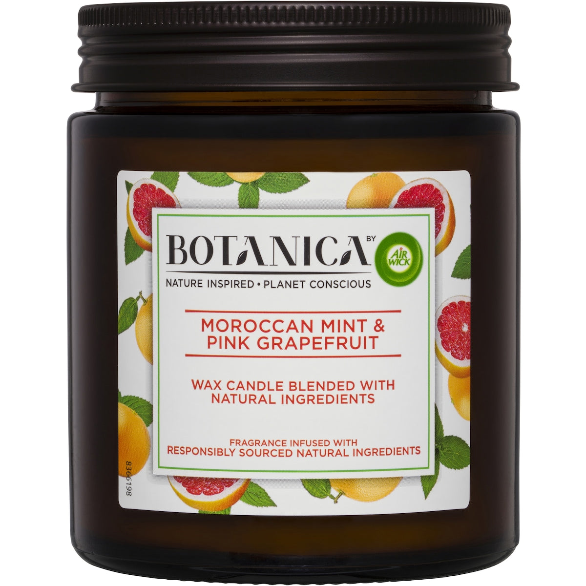 Botanica Moroccan Mint & Pink Grapefruit Candle 205g