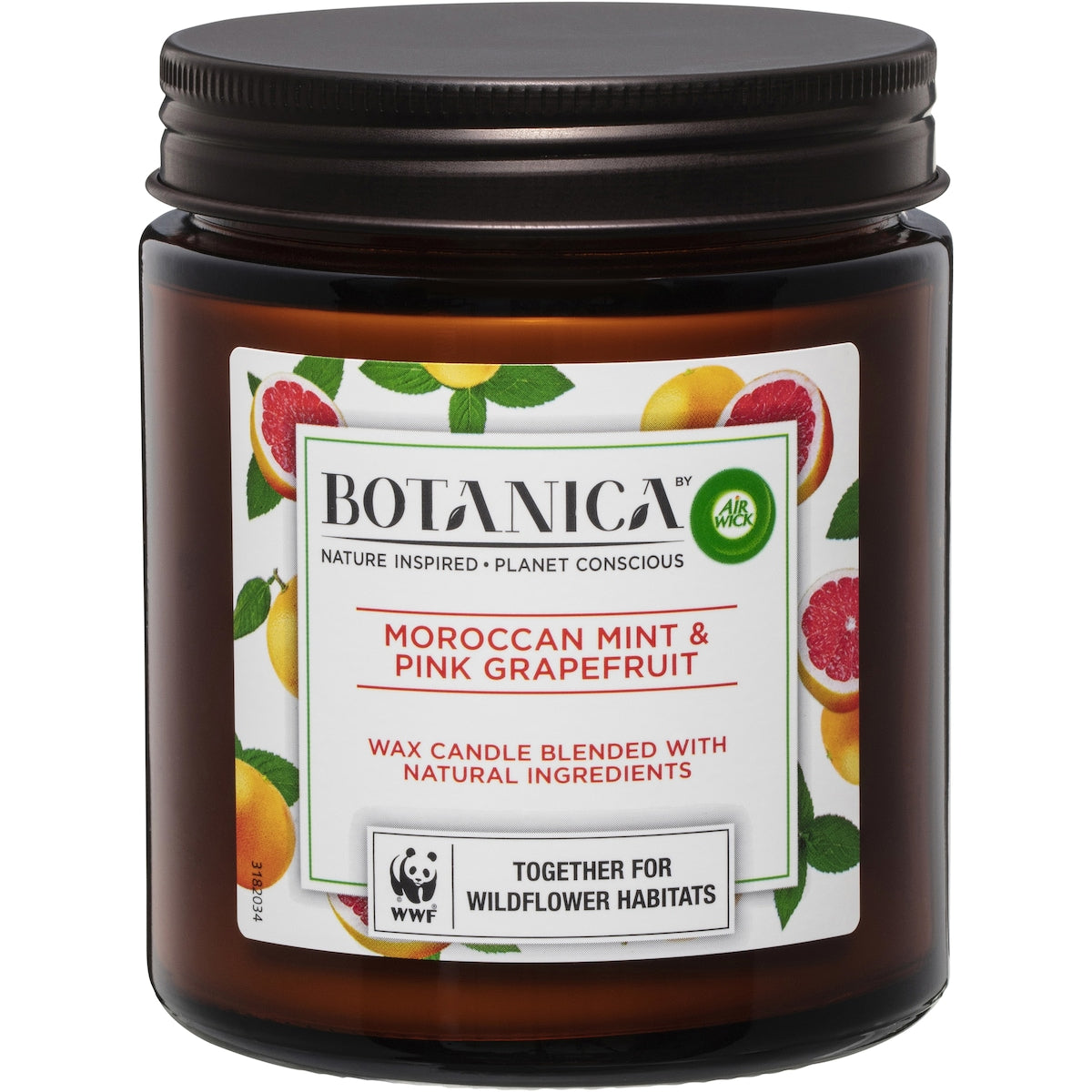 Botanica Moroccan Mint & Pink Grapefruit Candle 205g