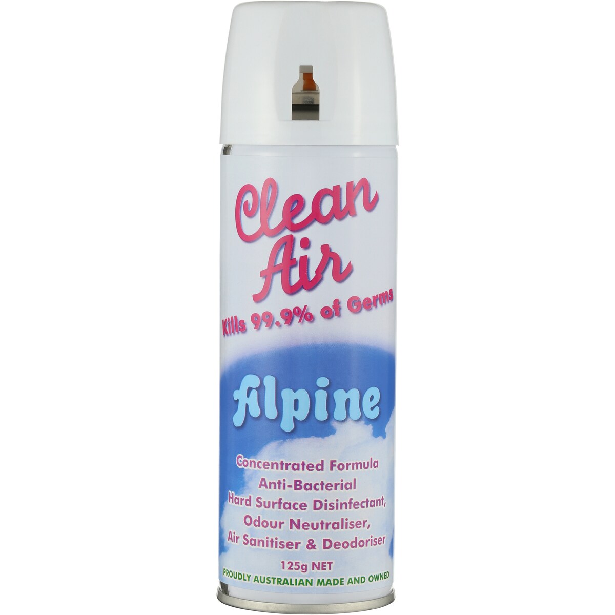 Clean Air Manual Spray Air Freshener Alpine Refill 125g