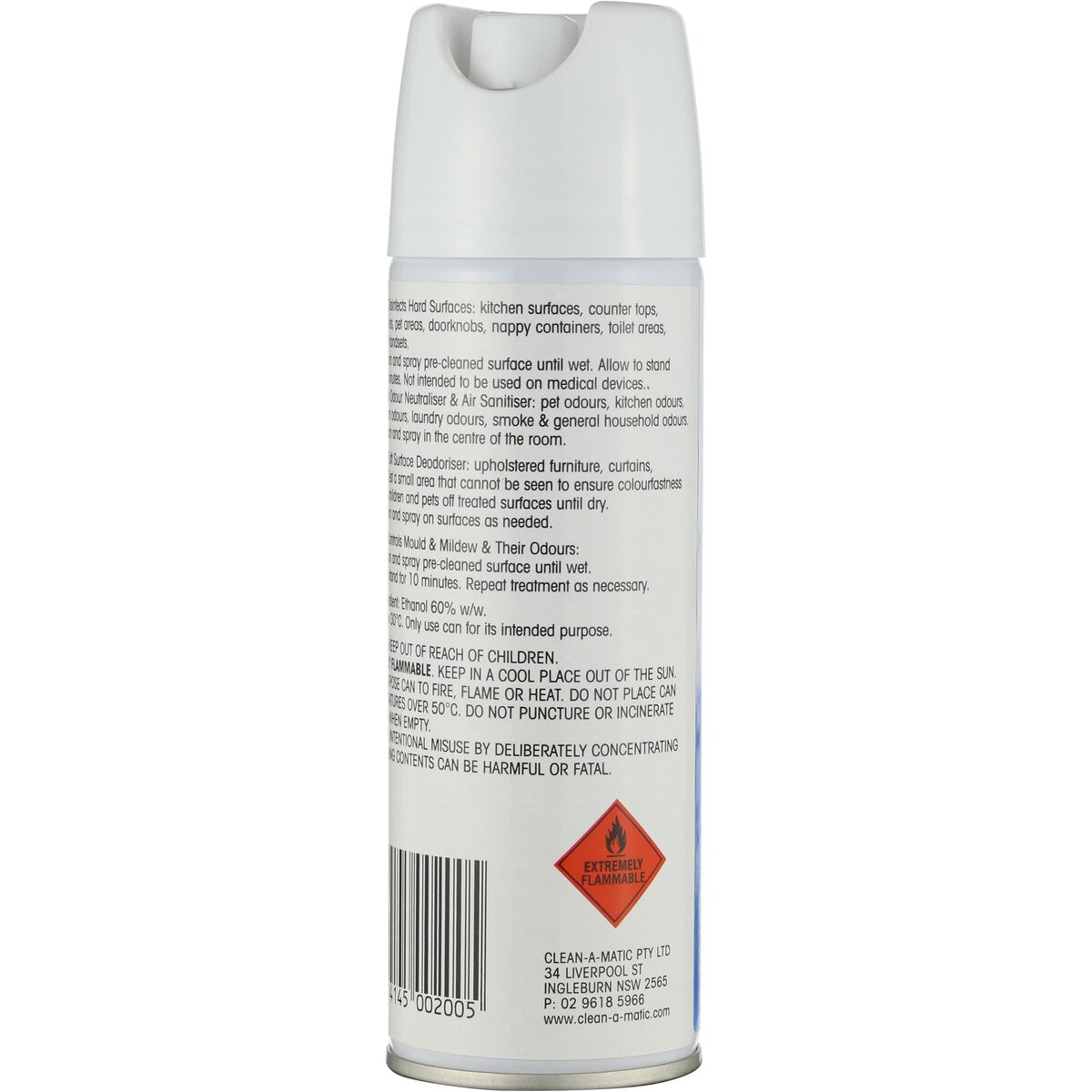 Clean Air Manual Spray Air Freshener Alpine Refill 125g