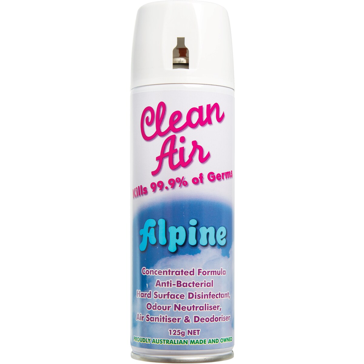 Clean Air Manual Spray Air Freshener Alpine Refill 125g