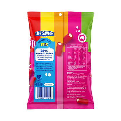 Life Savers Raspberry Reduced Sugar Stix - 200g