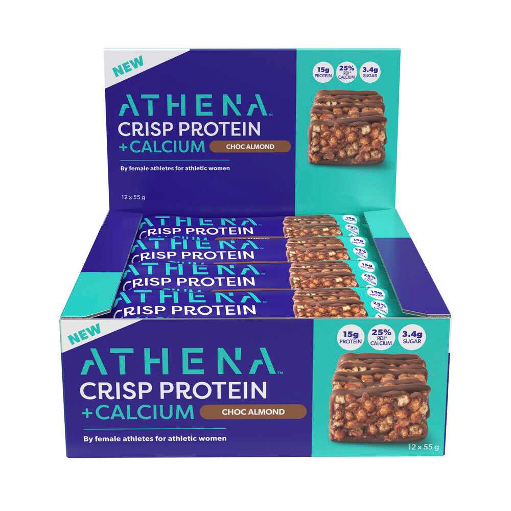 Athena Protein Crisp + Calcium Bar Choc Almond - 55g