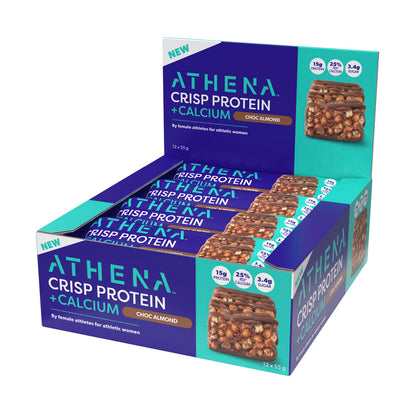 Athena Protein Crisp + Calcium Bar Choc Almond - 55g