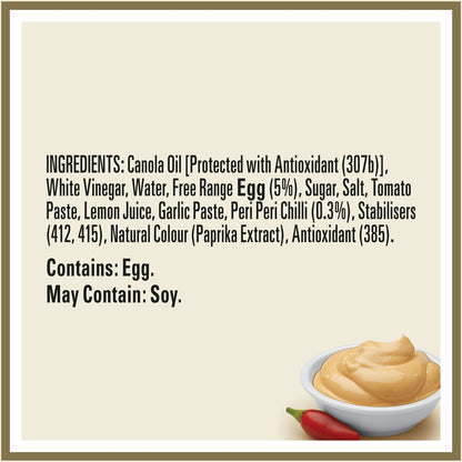 Heinz Seriously Good Mayonnaise Spicy Peri Peri Mayo 295ml