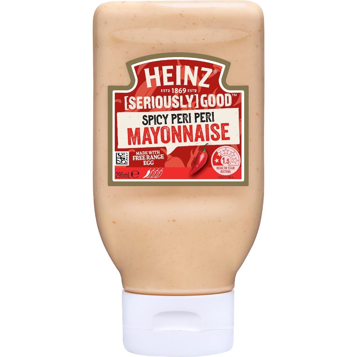 Heinz Seriously Good Spicy Peri Peri Flavoured Mayonnaise 295ml
