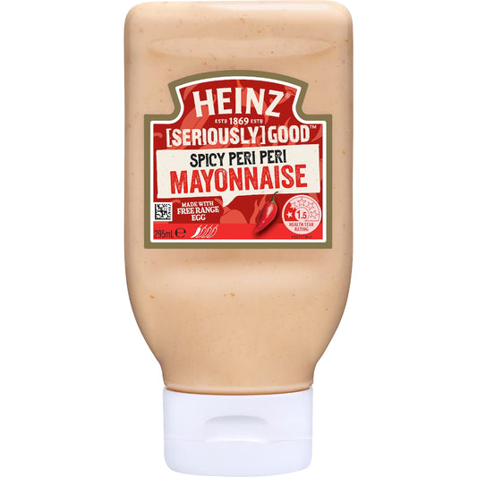 Heinz Seriously Good Spicy Peri Peri Flavoured Mayonnaise 295ml