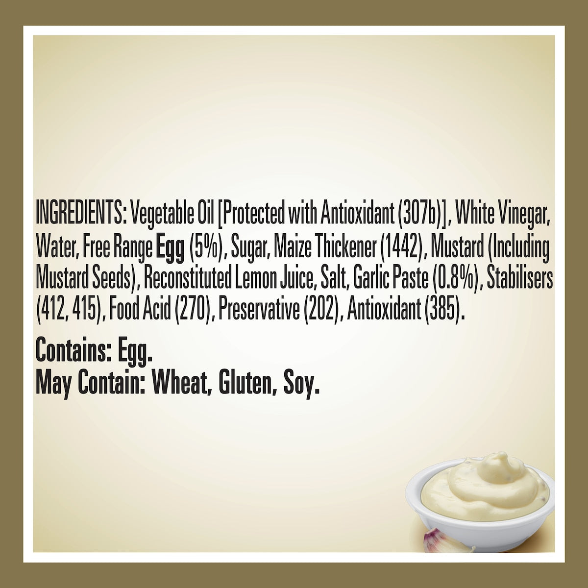 Heinz Mayo Seriously Good Mayonnaise Lite Garlic Aioli 295ml