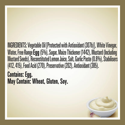 Heinz Mayo Seriously Good Mayonnaise Lite Garlic Aioli 295ml