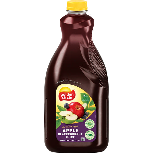 Golden Circle Apple Blackcurrant Juice No Added Sugar Fruit Juices 2l