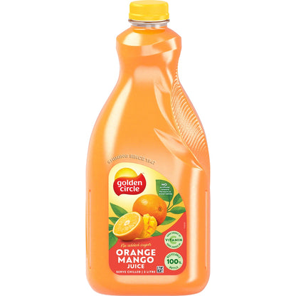 Golden Circle Orange Mango Juice No Added Sugar Fruit Juice Breakfast 2l