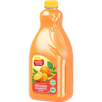 Golden Circle Orange Mango Juice No Added Sugar Fruit Juice Breakfast 2l