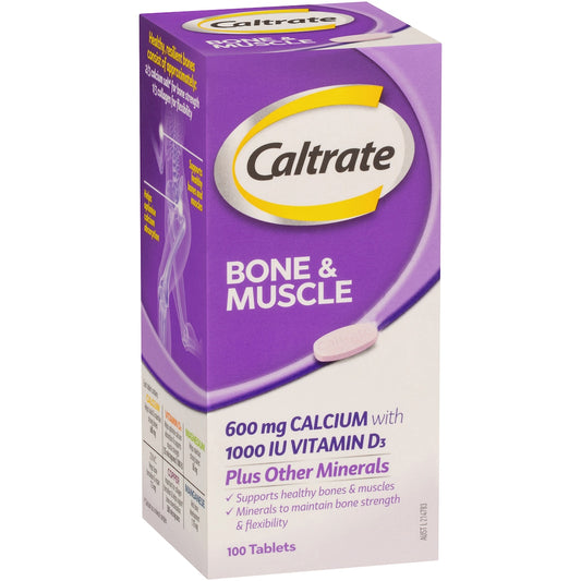 Caltrate Bone & Muscle With Calcium & Vitamin D3 100 pack