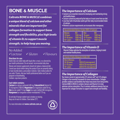 Caltrate Bone & Muscle With Calcium & Vitamin D3 100 pack
