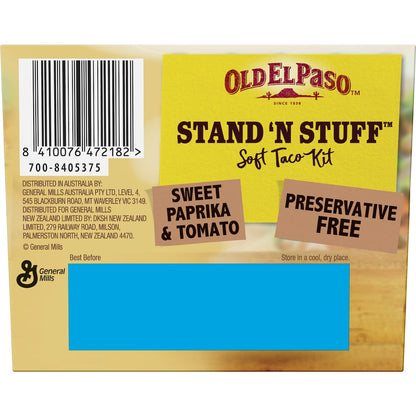 Old El Paso Stand n Stuff Soft Taco Kit Mexican Style 348g