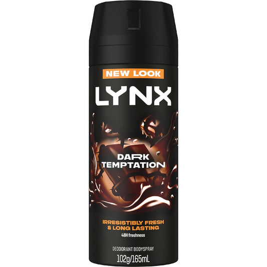 Lynx Deodorant Body Spray Dark Temptation 48h 165ml