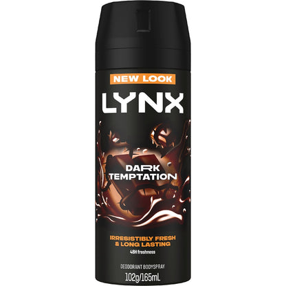 Lynx Deodorant Body Spray Dark Temptation 48h 165ml