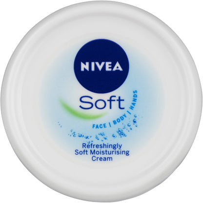 Nivea Soft Moisturiser For Face & Body Mini Tub 50ml