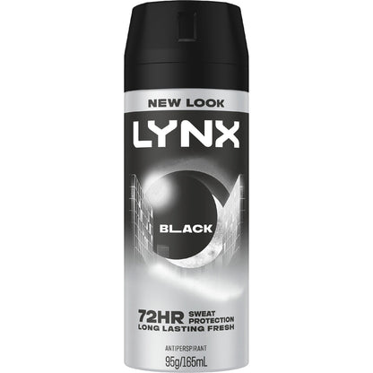 Lynx Antiperspirant Aerosol Black 165 Ml