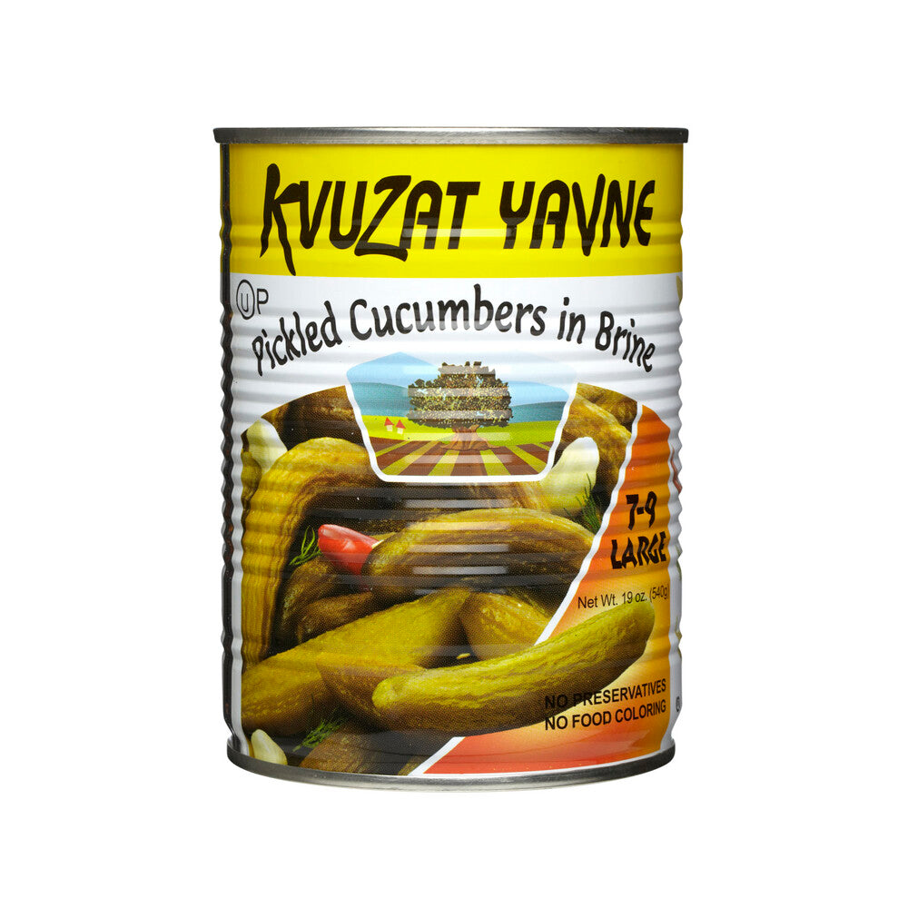Kvuzat Yavne Pickled Cucumbers In Brine - 540g