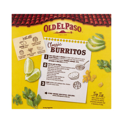 Old El Paso Burrito Kit Mexican Style - 485g