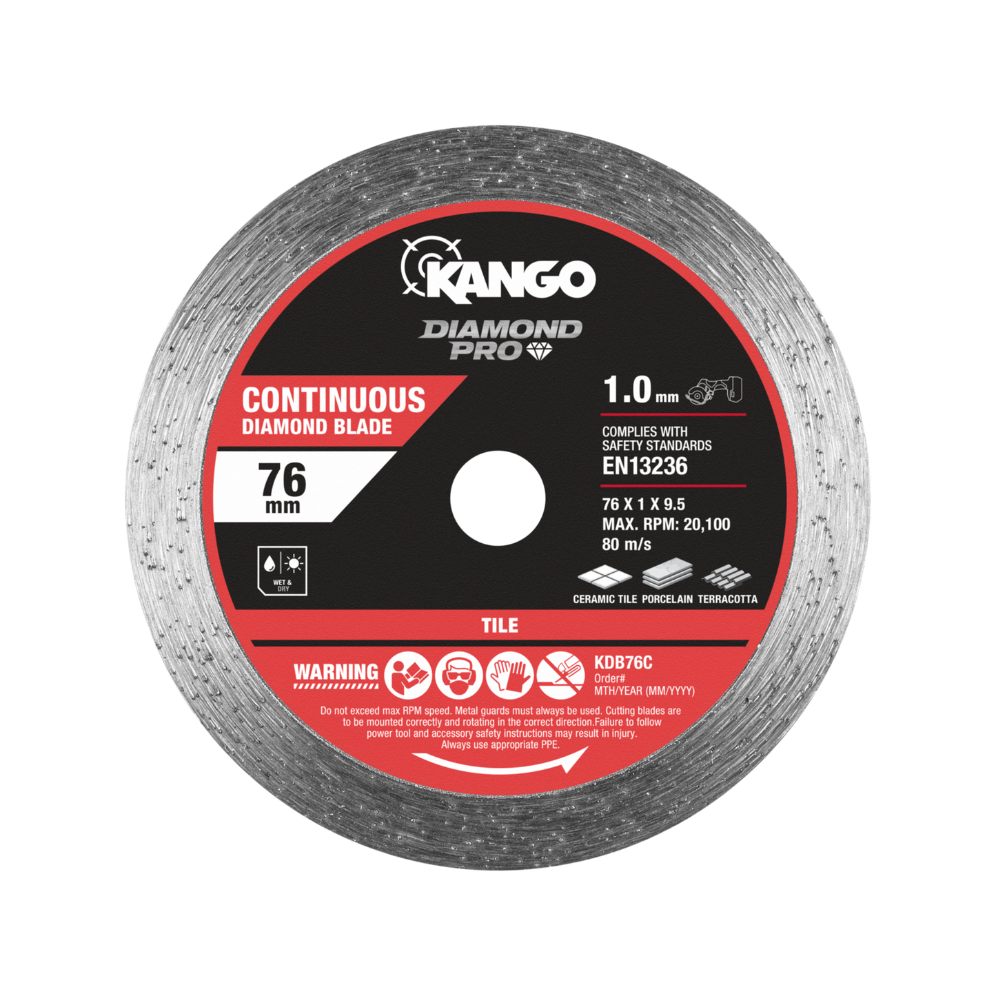 Kango Continuous Diamond Blade - 76mm