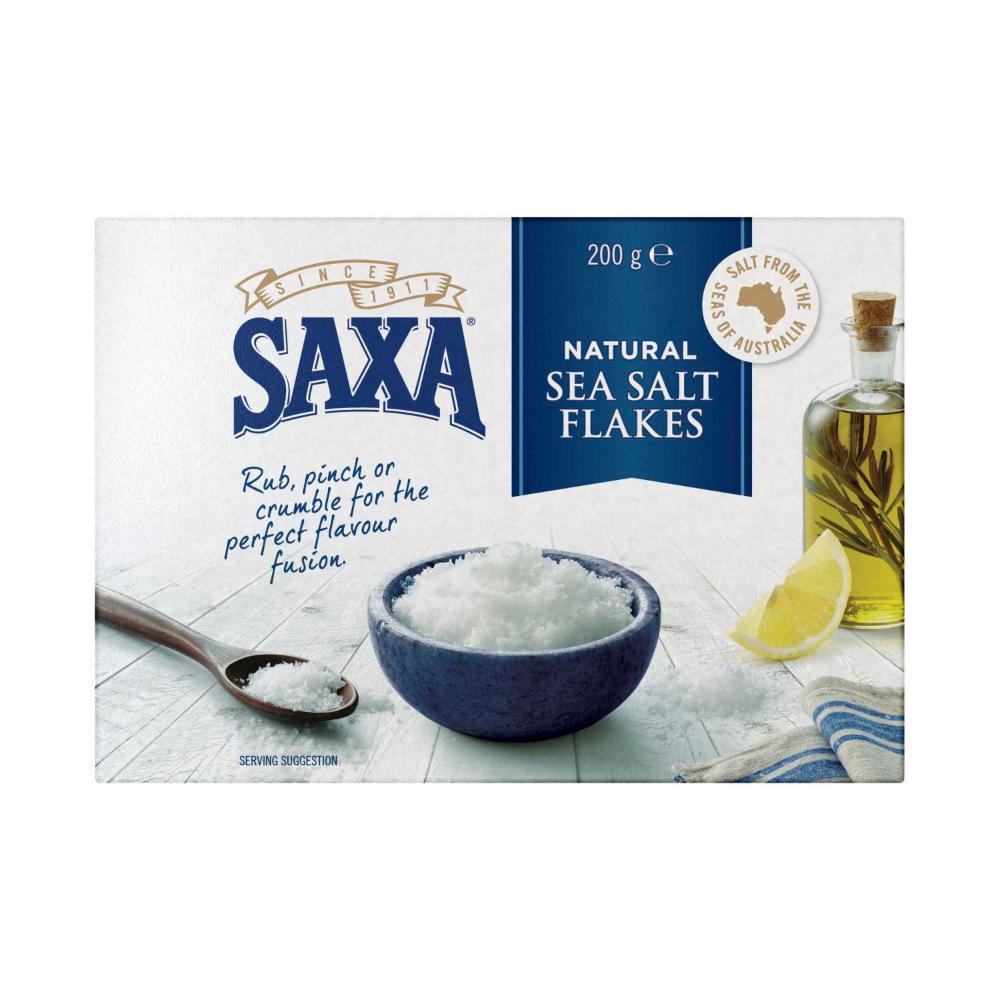 Saxa Natural Sea Salt Flakes - 200g