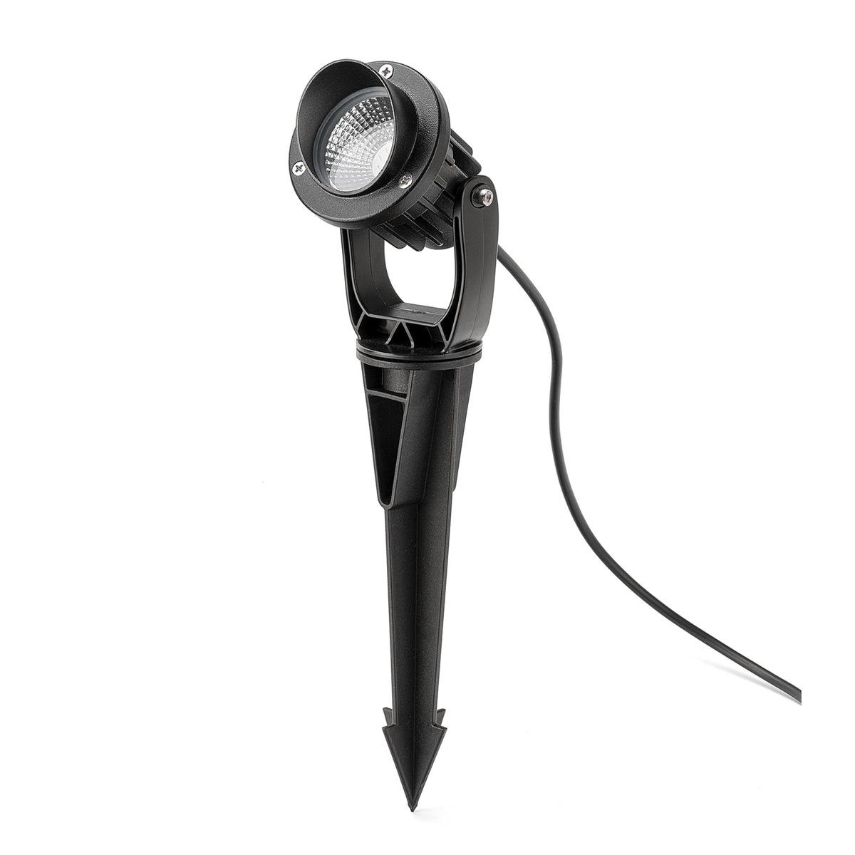 Holman RGB Colour Spotlight - 75mm - Matte Black - Waterproof - Dimmable