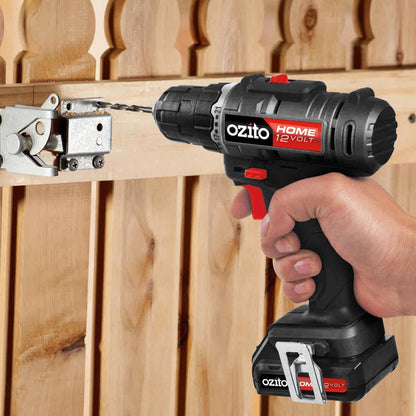 Ozito Cordless Drill Driver Kit - 12V - 1.5Ah