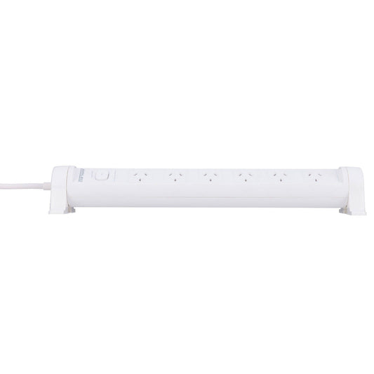 Arlec 6-Outlet Rotatable Powerboard with Surge Protection PB6RT