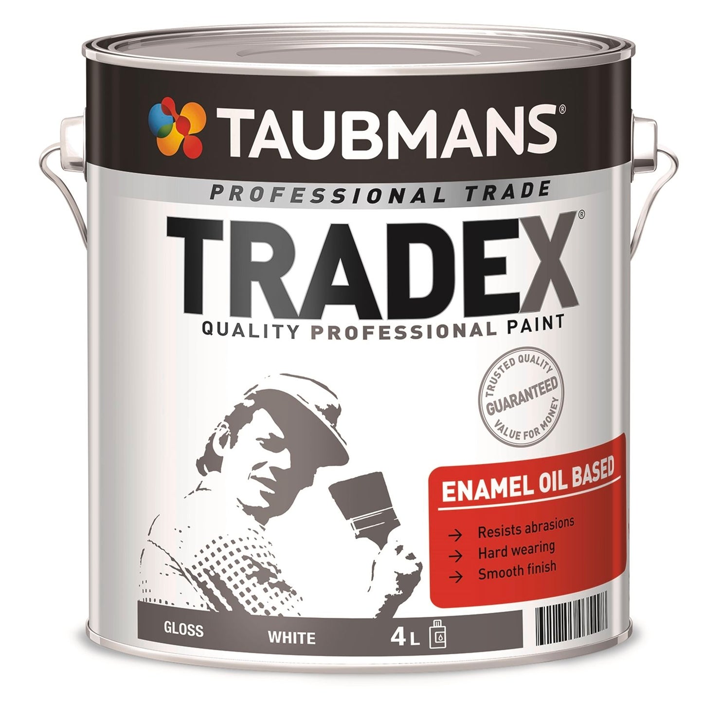 Taubmans Gloss Oil Based Enamel Paint - 4L - White